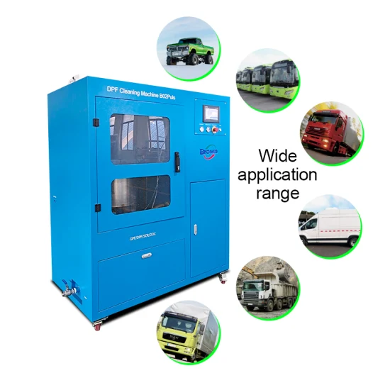 Máquina limpiadora de filtros de partículas diésel, SCR, DPF, Doc, catalizador y para camiones de servicio pesado